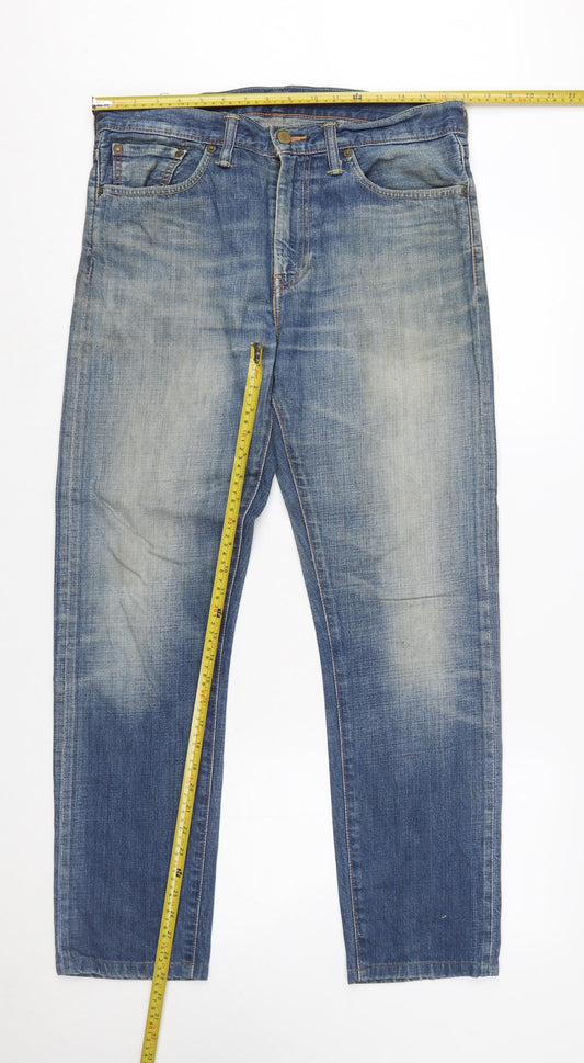 Levi Strauss Men’s Blue 508 Slim Tapered Jeans W32 L34