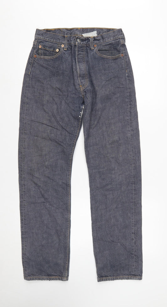 Levi’s 501 Men’s Blue Straight Denim Jeans W30 L32 Classic Fit
