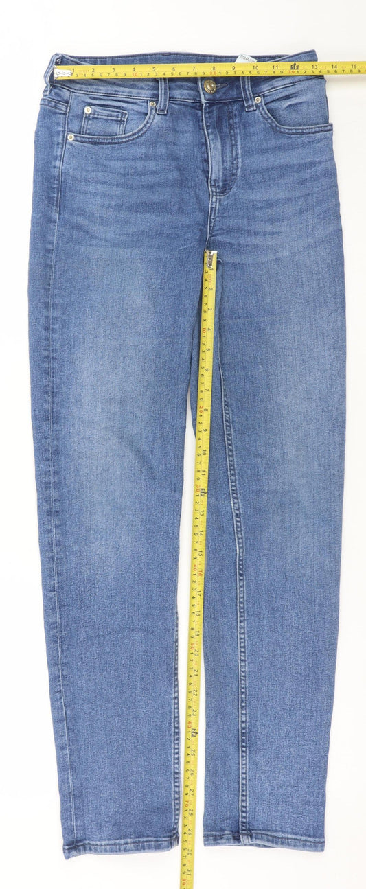 Marks and Spencer Women's Blue Size 8 Skinny Stretch Jeans