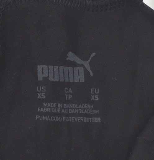 Additional view of Puma women’s black xs leggings stretch sports gymwear