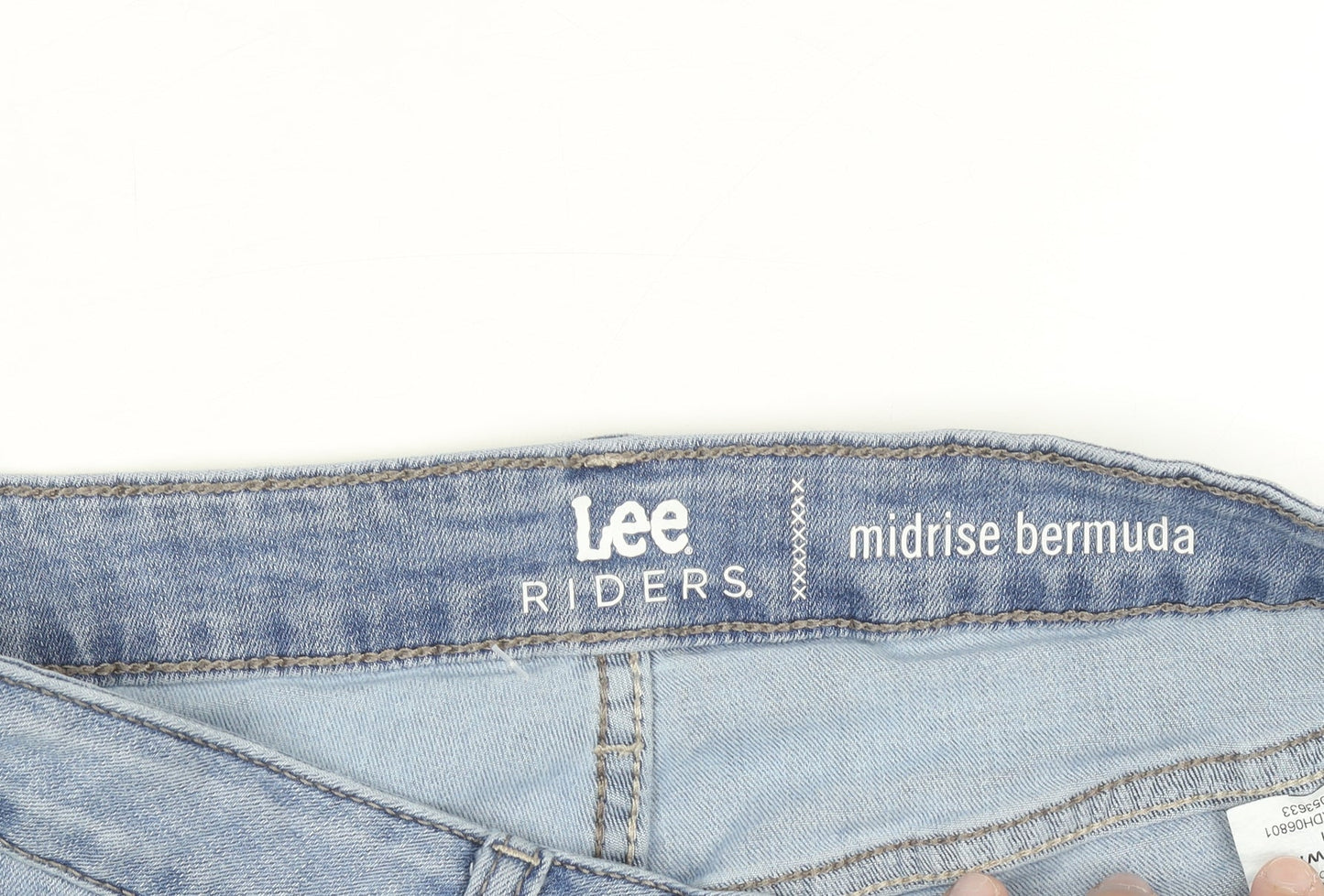 Lee Riders Women’s Blue Denim Midrise Bermuda Shorts Size 12