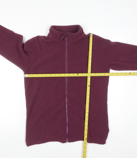 Peter Storm Womens Purple Full Zip Fleece Jacket Size 12
