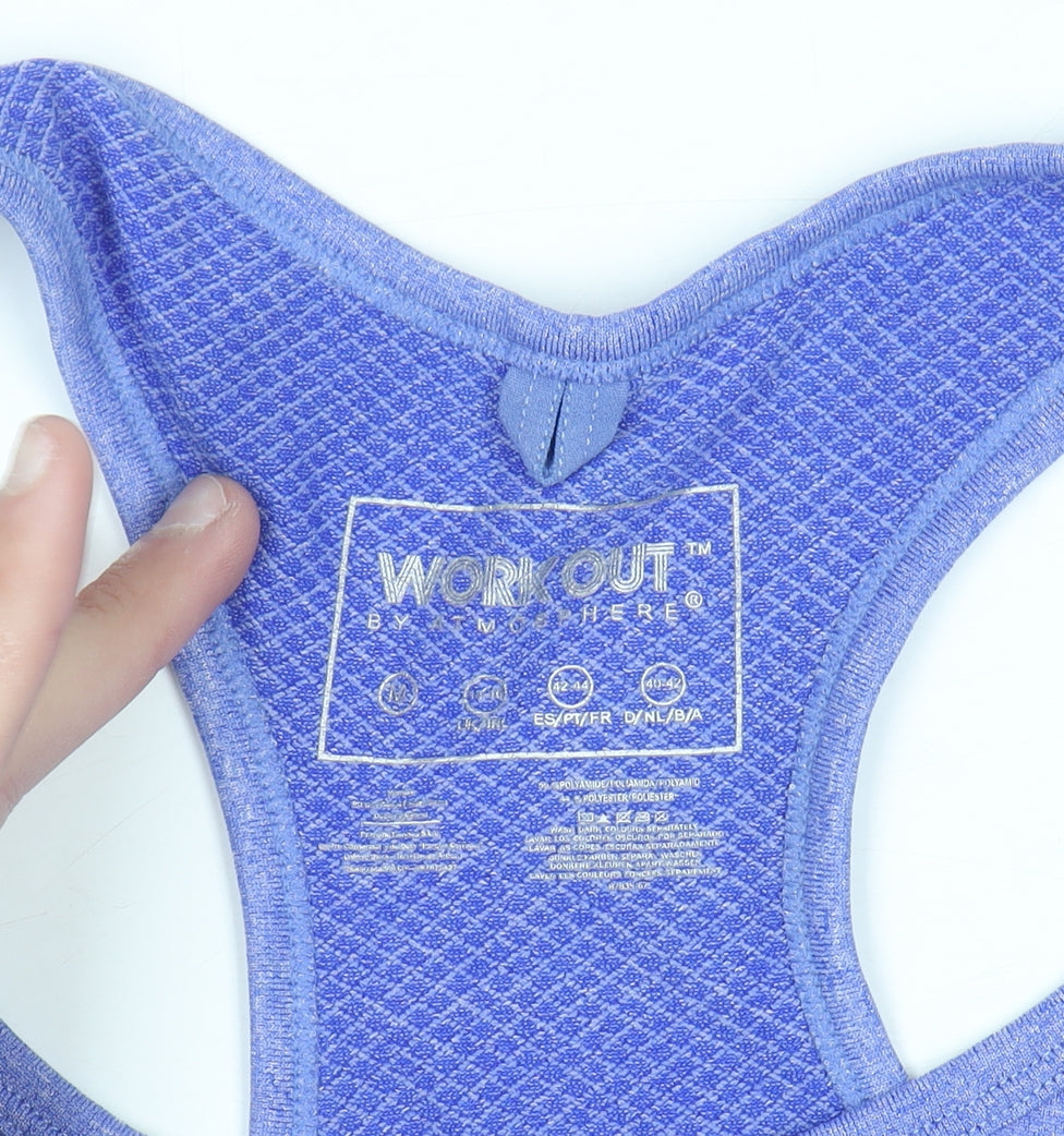 Marks and Spencer Women’s Purple Racerback Workout Tank Top Size 6