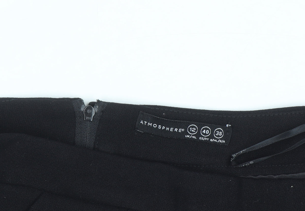 Additional view of Atmosphere women’s black, size UK 12, pencil skirt workwear stretch