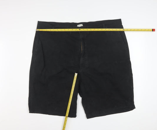 Wrangler Men's Black Regular Fit Chino Shorts Size 46