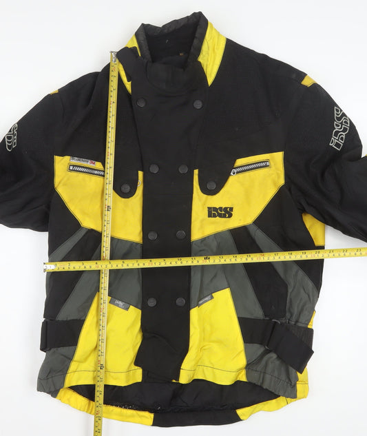 IXS Men’s Yellow Black XL Motorcycle Jacket Waterproof Windproof