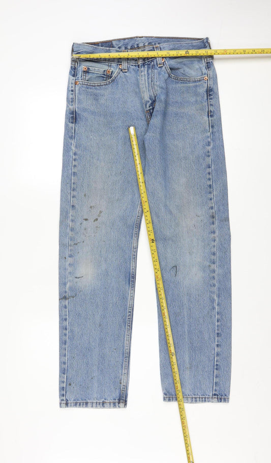 Levi Strauss Women’s Blue Straight Leg 505 Jeans Size 10