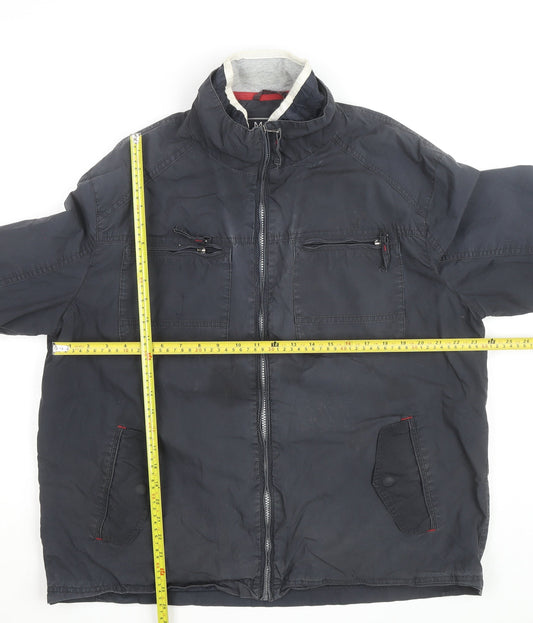 Maine New England Men's Blue XL Shower Resistant Jacket