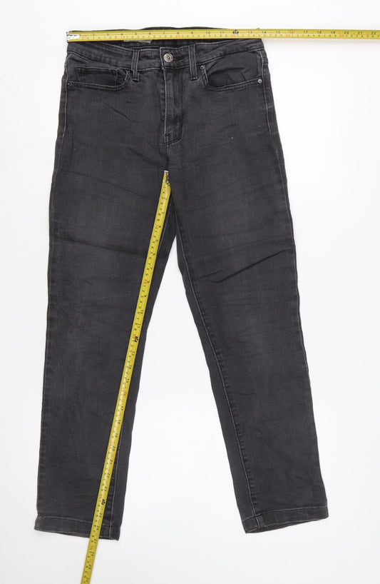 Levi’s Women Black 711 Slim Fit Mid Rise Denim Jeans W27 L32
