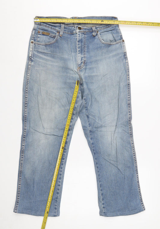Wrangler Men's Blue Texas Regular Fit Straight Denim Jeans W32 L34