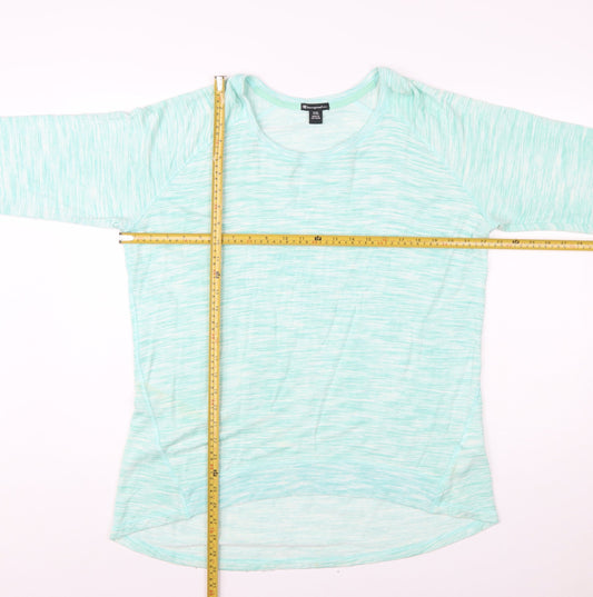 Champion Women’s Green XXL Pullover Sweatshirt Long Sleeve Lightweight