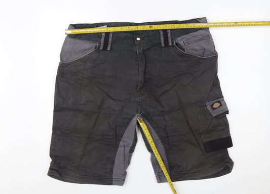 Dickies Men's Black Cargo Work Shorts Size 40 Regular Fit