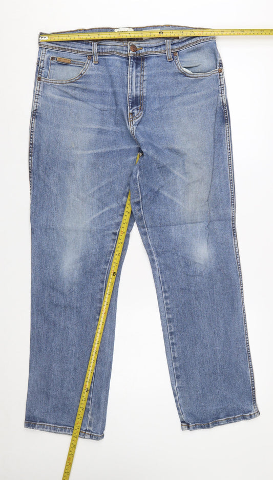 Wrangler Men's Blue Straight Leg Texas Jeans W36 L30