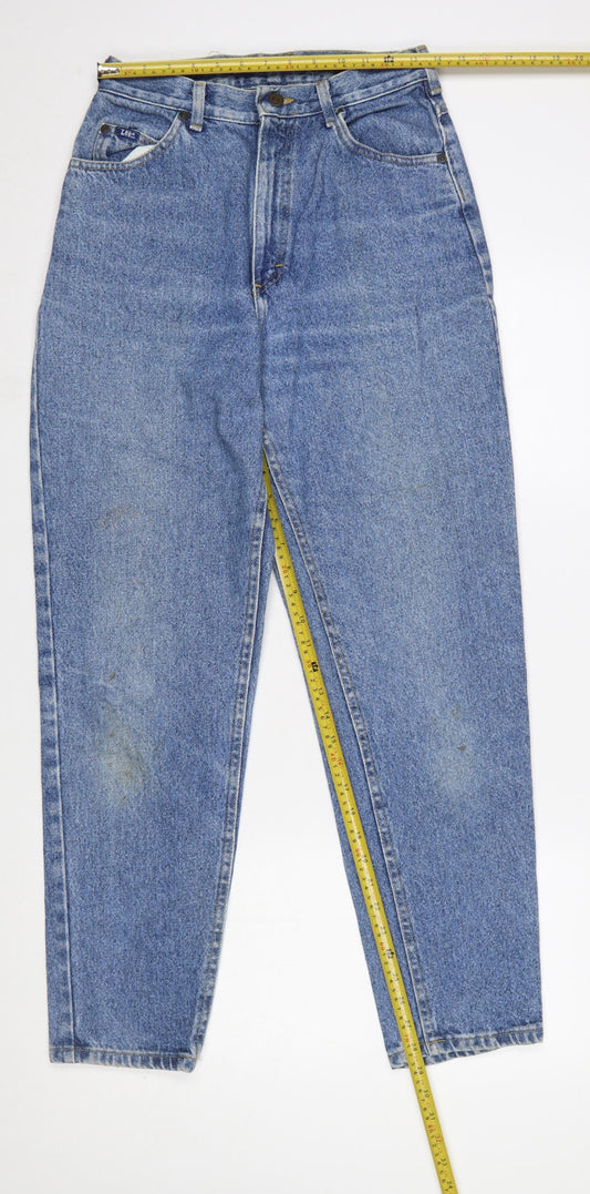 Lee Women's Blue High Rise Mom Jeans Size 10 Vintage Denim