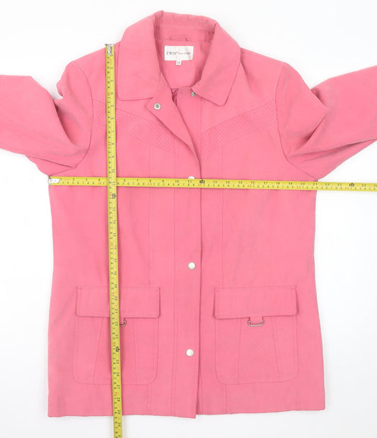 EWM Pure Classics Pink Long Sleeve Single-Breasted Blazer Size 12
