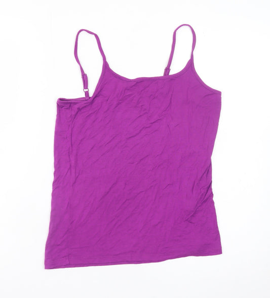 Dunnes Women’s Purple Cotton Camisole Tank Top Size 12
