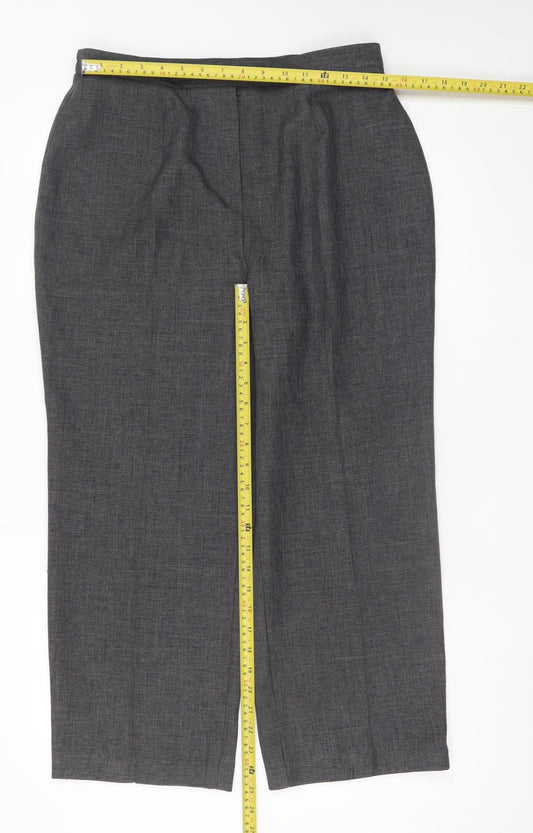 Dunnes St. Bernard Women’s Grey Wide-Leg Trousers Size 16