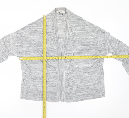 Next Women’s Grey Long Sleeve Open Knit Cardigan Size 10