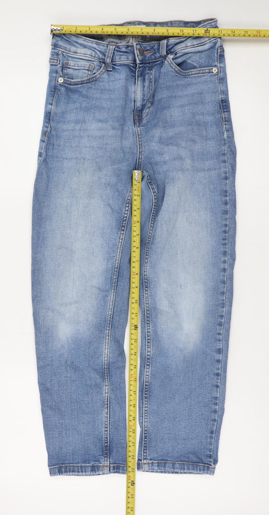 Dunnes Stores Women Blue Size 10 Straight Leg Stretch Denim Jeans
