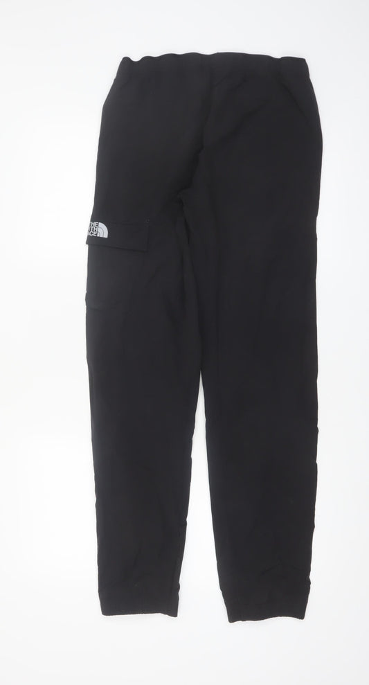 The North Face Boys Black Nylon Cargo Trousers XXLT Adjustable Waist Outdoor