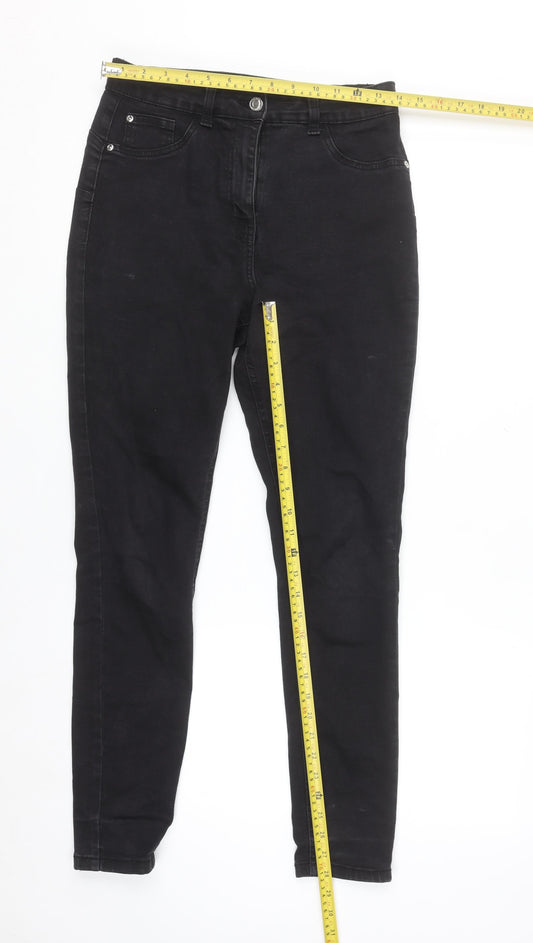 Primark Women's Black Skinny Jeans Size 10 Slim Fit Denim