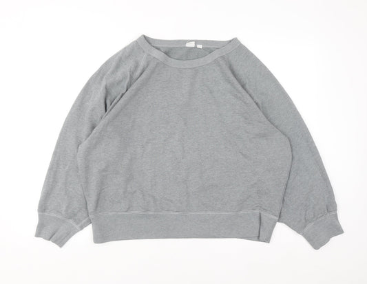 Gap Womens Grey XL Pullover Sweatshirt Classic Crew Neck