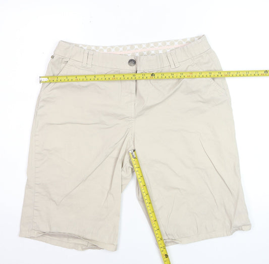 Maine New England Men's Beige Chino Shorts 34 Regular Fit