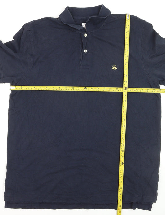 Brooks Brothers Men's Blue XL Original Fit Performance Polo Shirt