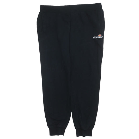 Ellesse Women's Black Size 16 Fleece Sweatpants Joggers