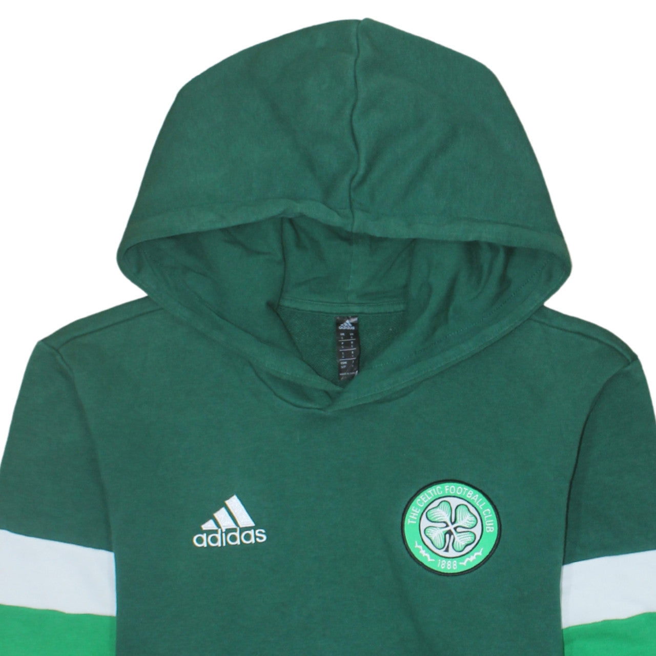 Adidas Men's Green Celtic FC Pullover Hoodie Size S