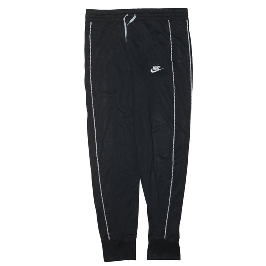 Nike Boys Black XL Jogger Trousers with Side Stripe & Drawstring Waist
