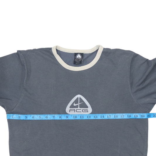 Nike ACG Men's Grey Dri-Fit Sports T-Shirt Size M