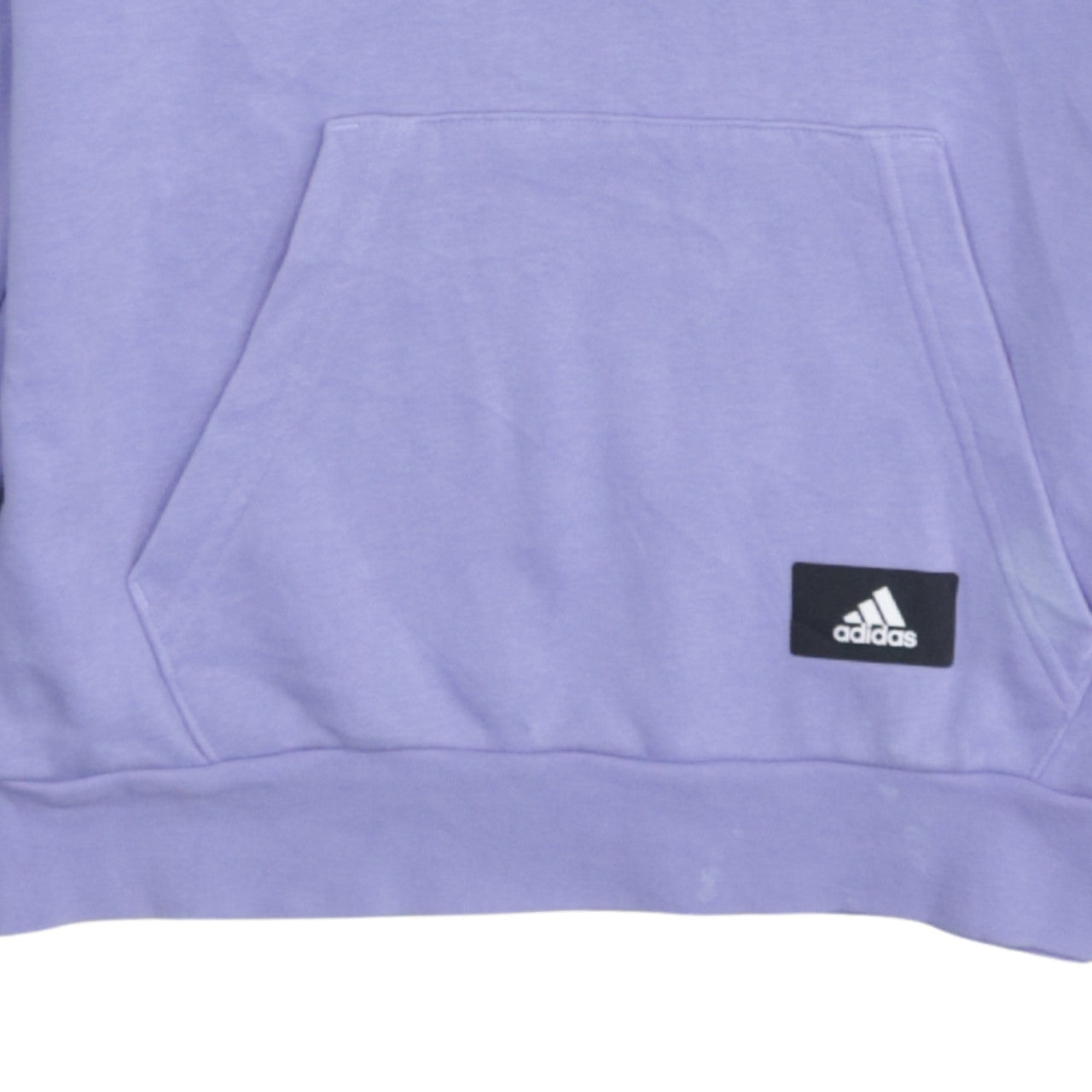 Additional view of Adidas Men’s Purple Pullover Hoodie, size S, Regular Fit Sports Fleece