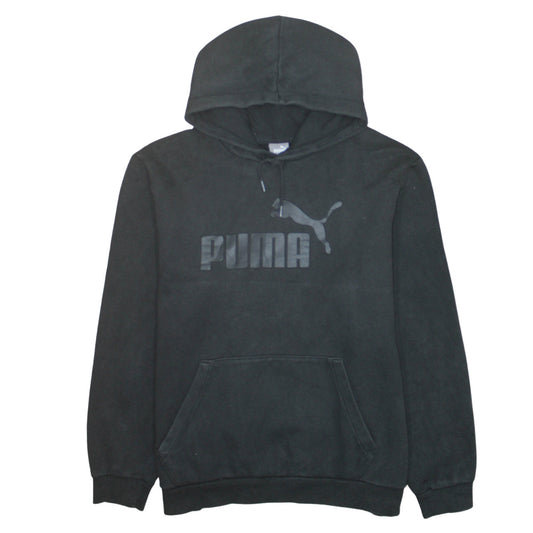 Additional front view of Puma Men's Black XL Pullover Hoodie Sports Fleece Sweatshirt