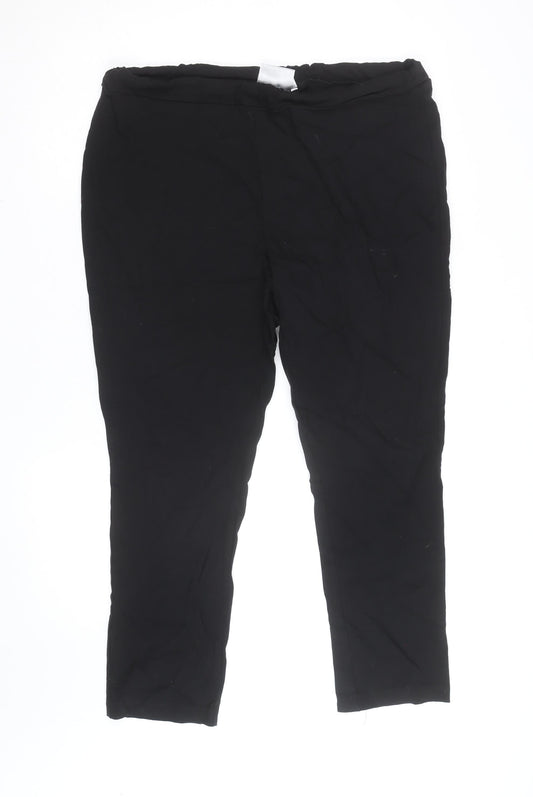 Isle Women's Black Size 18 Jersey Stretch Leggings