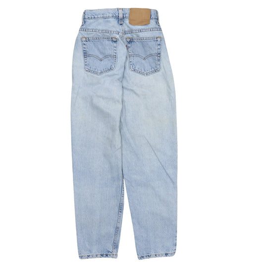 Levi's 551 Women's Light Blue Relaxed Fit High Rise Tapered Jeans Size 6