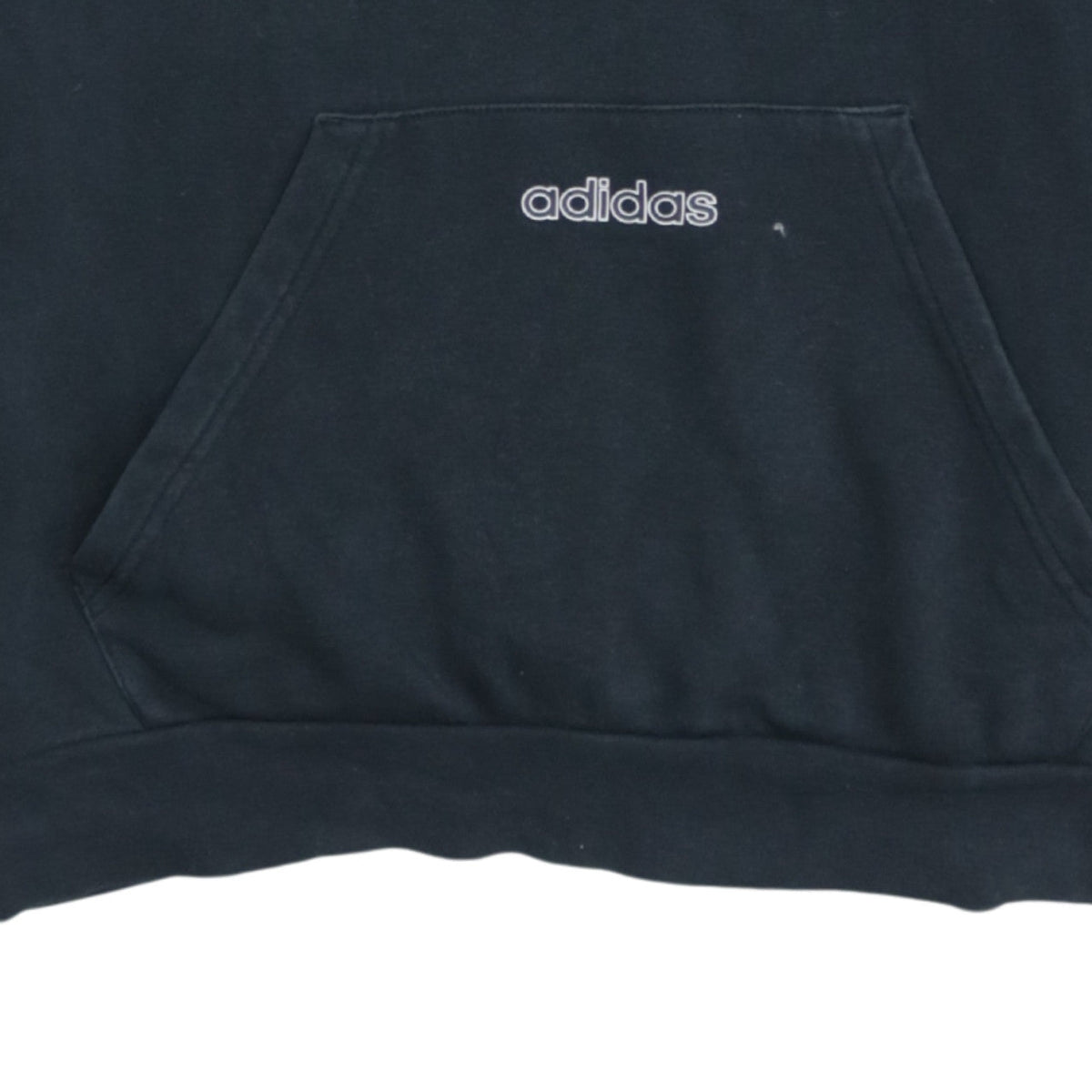 Additional view of Adidas boys’ black & blue pullover hoodie 14-15 years cotton logo sportswear