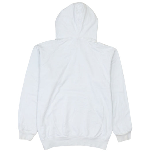 Champion Men's White Pullover Hoodie L Logo Sportswear