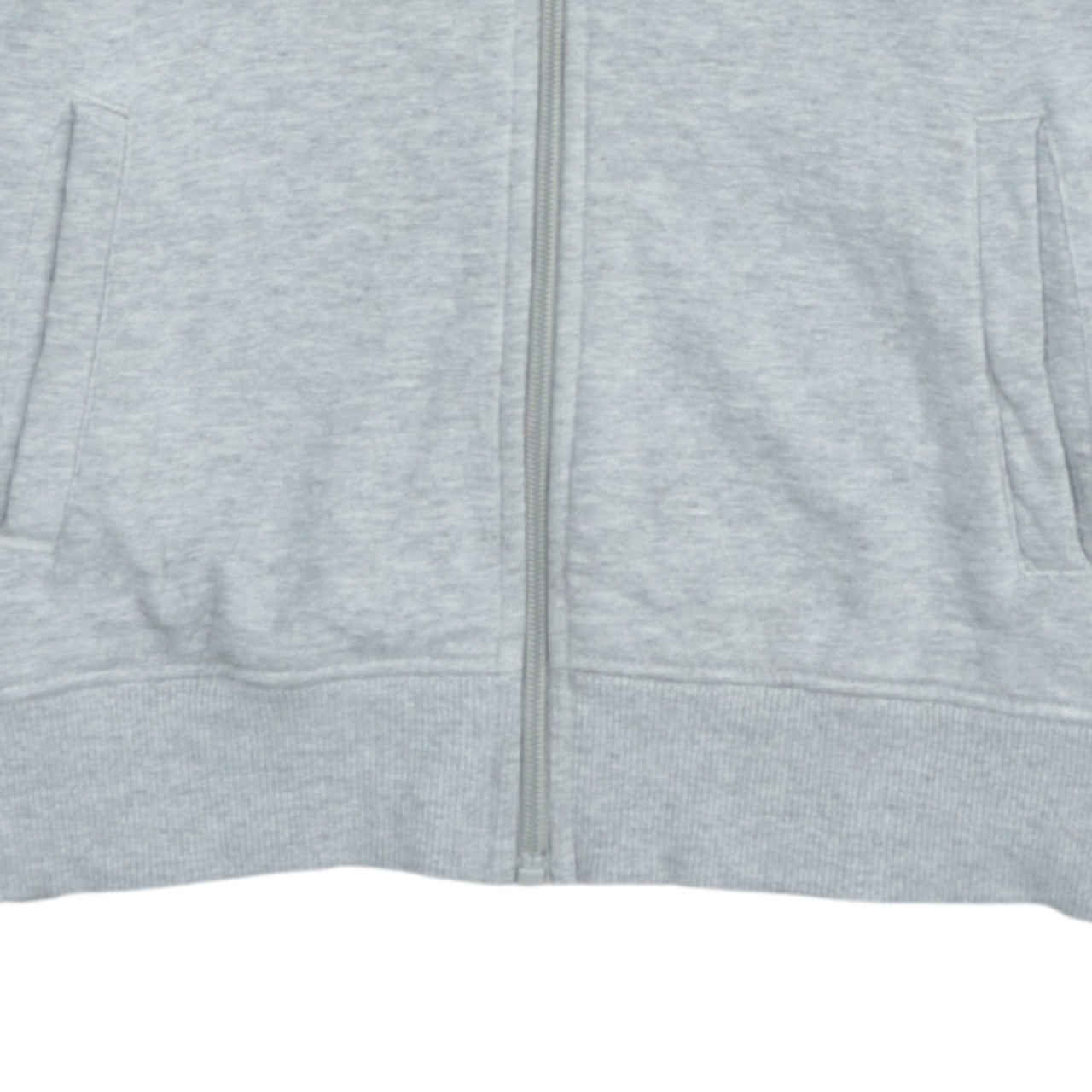 Ellesse Womens Grey Full Zip Hoodie UK 8 Logo Tape Hooded Sweatshirt