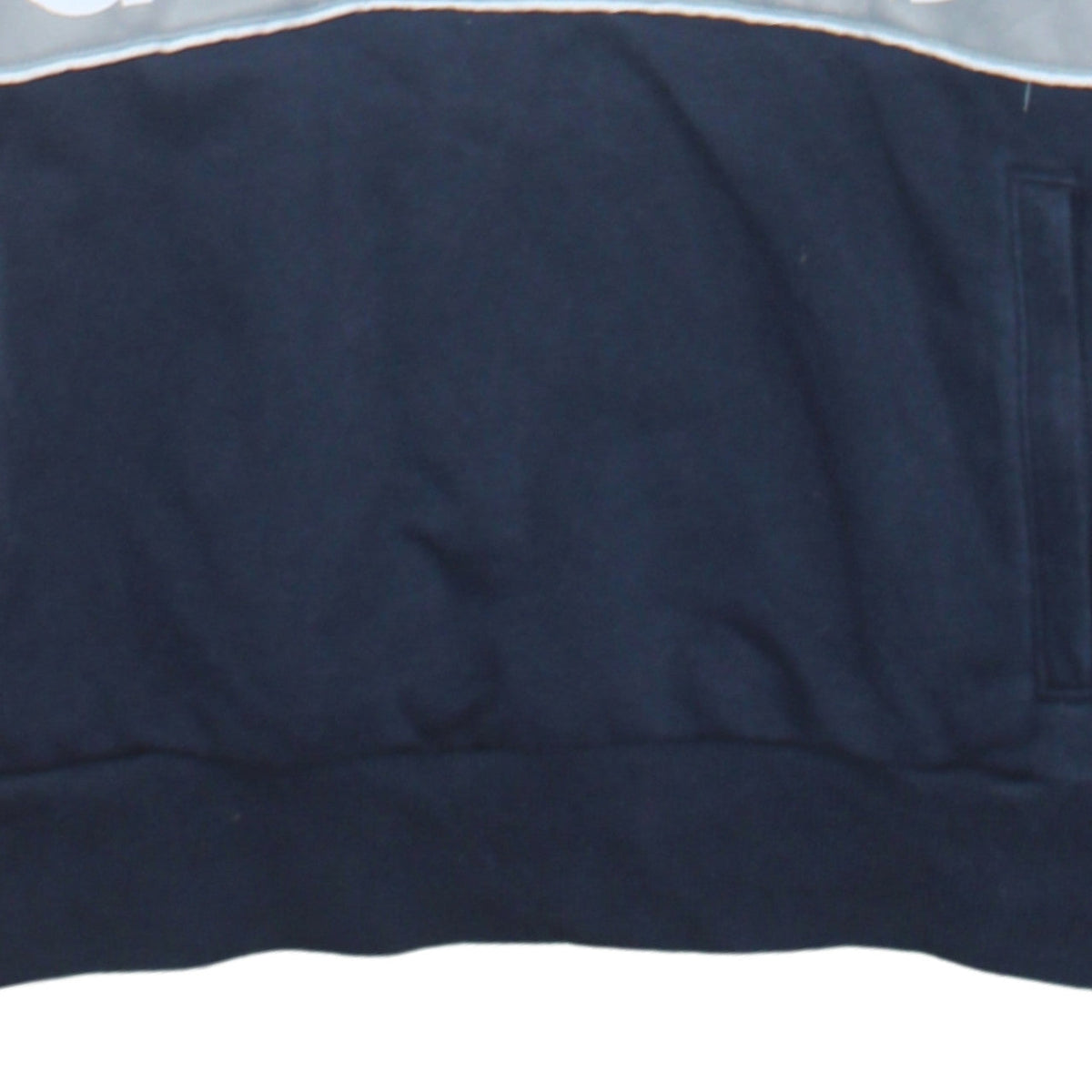 Additional view of Adidas Women’s Navy Blue 1/2 Zip Logo Hoodie, size L