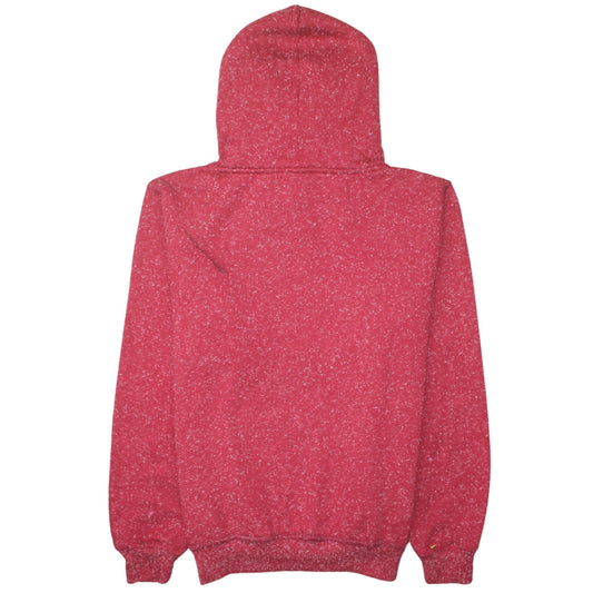 Hollister Womens Red Pullover Hoodie Medium Graphic Logo Casual