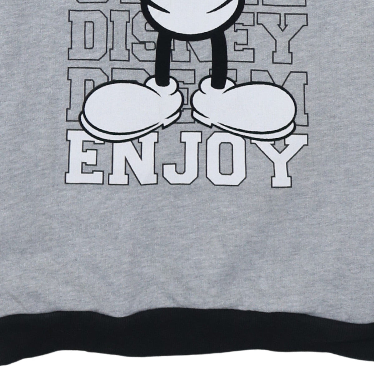Additional view of Disneyland Paris boys’ grey mickey hoodie 14 years pullover cotton blend