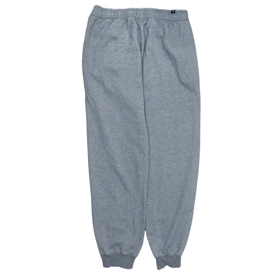 Puma Men's Grey Jogger Sweatpants M Regular Fit Cotton Blend