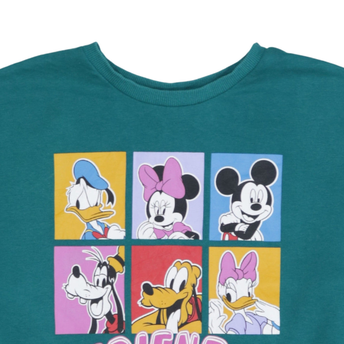 Additional view of Disney C&A women’s green friends forever sweatshirt l mickey minnie