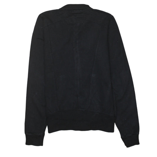 Puma Women's Black Full Zip Sweatshirt Size 16 Logo Athletic Top