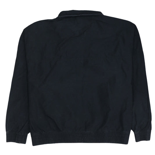 Jordan Men's Black 1/4 Zip Windbreaker Jacket L Sportswear