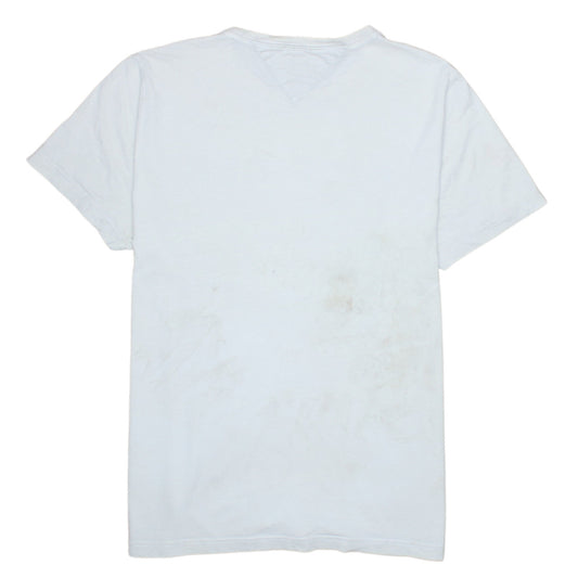 Tommy Hilfiger Men's White Palm Springs Graphic Cotton T-Shirt Size M