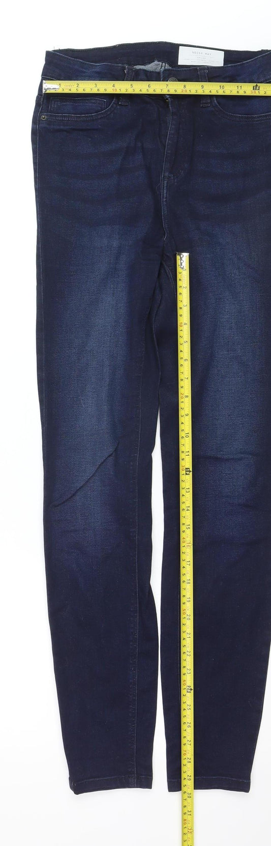 Noisy May Women’s Blue Skinny High Rise Jeans Size 12