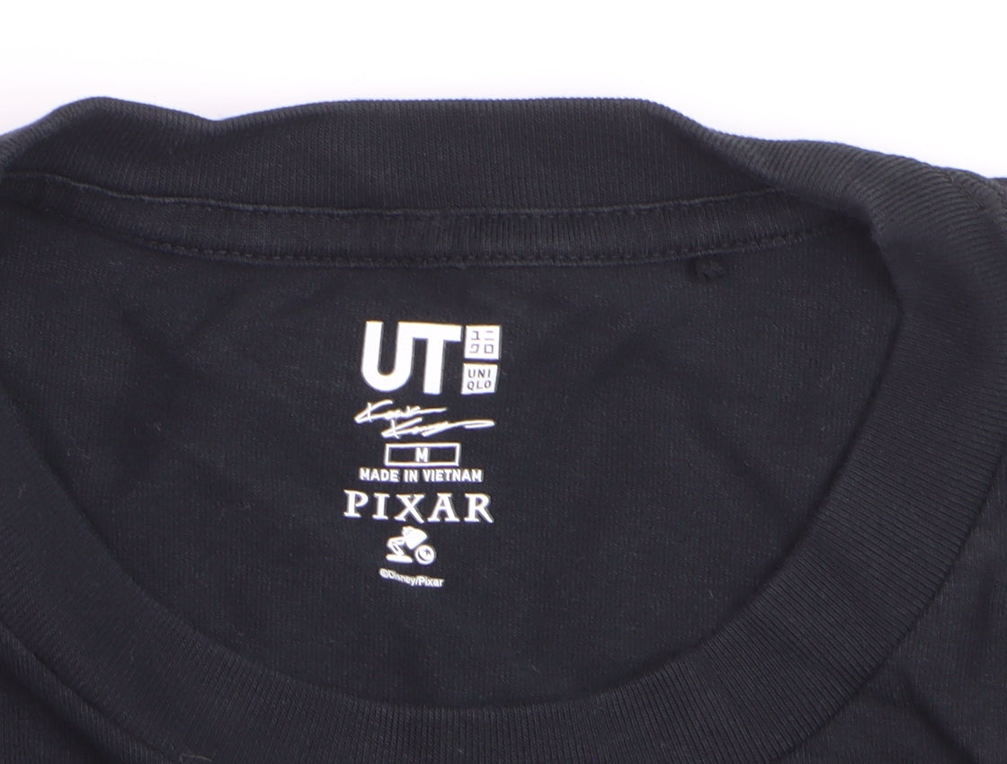 Uniqlo Pixar Alien Black Men's Medium Graphic T-Shirt