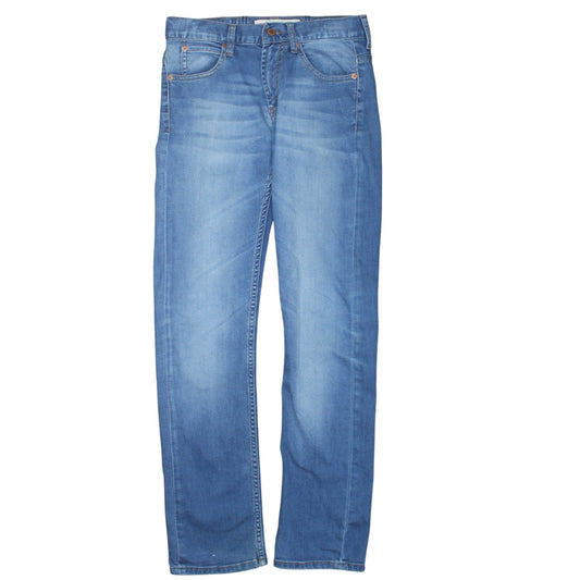 Additional front view of Levi's 511 Teen Blue Denim Slim Fit Straight Jeans, size 14